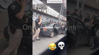 NYPD Pulls Car Over 😂😰 nypd police cops [upl. by Wendie253]