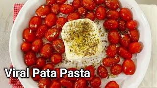 Baked Feta Cheese Pasta  Viral Feta Pasta  TikTok Recipe [upl. by Alonso750]