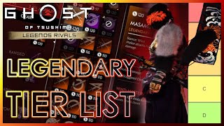 Legendary TIER LIST Updated Ghost of Tsushima Legends Directors Cut [upl. by Dao]