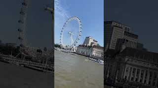 London cruise 🚢 uberboat london londoneye 🕊️🫶🙌🏻🎡🚢❤️❤️ [upl. by Landan]