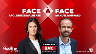 🔴 DIRECT  Linterview intégrale de Manuel Bompard sur RMC [upl. by Brunk]