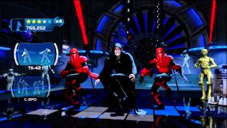 Kinect Star Wars Galactic Dance Off  Ghost n StuffExtended [upl. by Nobel]