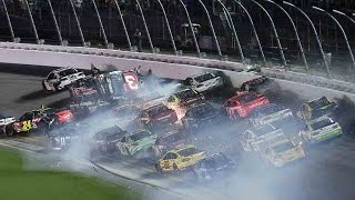 Dillon walks away from scary wreck  NASCAR  Daytona [upl. by Egwin]