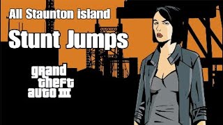 GTA 3 All Staunton island Stunt Jumps trilogy definitive edition [upl. by Ydolem11]