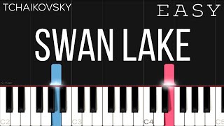 Tchaikovsky  Swan Lake Theme  EASY Piano Tutorial [upl. by Constantine456]