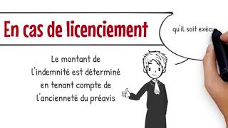 Calcul de lindemnité de licencIement [upl. by Miza779]