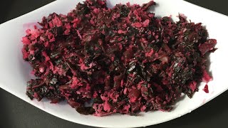 ஆரோக்கியமான சிகப்பு தண்டு கீரை பொரியல் how to make red spinach fry [upl. by Bronny]