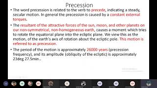 Aug 27 Class 19 Fundamentals Of Geodesy  Chapter 6 Approximating an Inertial Frame of Reference [upl. by Esimehc]