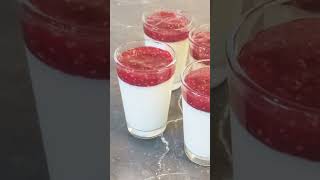 🍓 Découvrez un Dessert Incontournable  Panna Cotta à la Framboise 🍮 [upl. by Basso105]