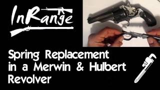 Spring Replacement in a Merwin amp Hulbert 38 SampW Revolver [upl. by Clea]