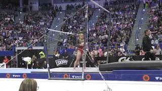 Joscelyn Roberson  Uneven Bars  2024 Core Hydration Classic  Senior Women Session 2 [upl. by Rahsab]