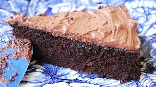 Quick amp Easy Chocolate Cake  No eggs No butter One bowl [upl. by Cora880]