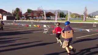 Cub Scouts Box Car Race [upl. by Eiramit]