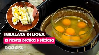 Insalata di uova sode la ricetta pratica da fare nella friggitrice ad aria [upl. by Marieann]