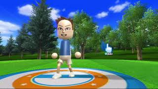 Wii Sports Disc Golf Back 9 Mastery with TWO Epic HoleinOnes [upl. by Acirred]