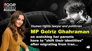 Roqe Moment  Human rights lawyer and politician MP Golriz Ghahraman… با زیرنویس فارسی [upl. by Egni]