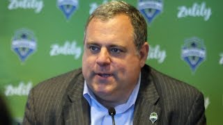 Interview Garth Lagerwey on adding Joevin Jones and Xavier Arreaga to the roster [upl. by Borras980]