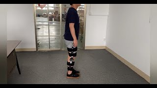 Medical Hinged ROM Knee Brace [upl. by Nayllij]