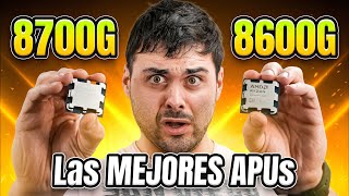 Estas APUs son BESTIALES AMD Ryzen 8600G y 8700G  Asi son sus GRÁFICOS🧐 [upl. by Harikahs]