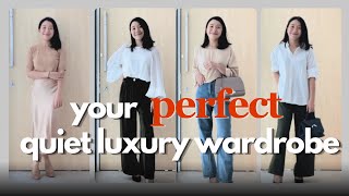 QUIET LUXURY BUILDING A VERSATILE CAPSULE WARDROBE [upl. by Eerpud]