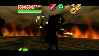 Legend of Zelda Ocarina of Time  Final Boss Ganon 1080P [upl. by Idoc599]