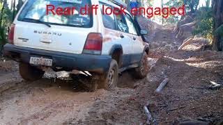 Testing the new rear locking differential at Gnarly Hill  Mundaring Powerlines [upl. by Ron715]