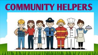 Community helpers  Community helpers for kids  Our helpers  Evs lesson [upl. by Adnohr987]