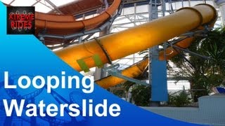 Waterslide Aqua Looping Aqualand Koln Germany [upl. by Cyrille]