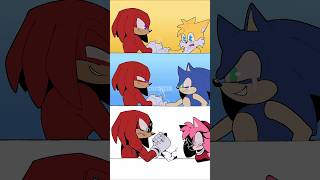 Knakels and tails and amy and sonic 😂🤣 The Sonic Tapes Animation shorts [upl. by Yetnom]