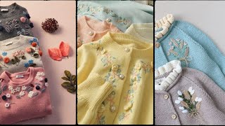 Amazing Baby Sweater Embroidery 🤩🤩🤩 [upl. by Peta]