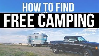 How to Find Free Camping  Boondocking amp Dry Camping Resources  Fulltime RV Living amp Van Camping [upl. by Arol444]