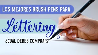 Los mejores rotuladores para hacer Lettering [upl. by Pudendas967]