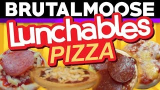 Lunchables Pizza  Foods Reviews  brutalmoose [upl. by Mullins]