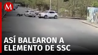 Balean a elemento de la SSC en Chetumal QRoo [upl. by Mezoff]