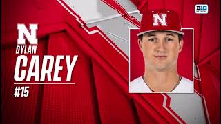 Dylan Carey Home Run Nebraska Husker Baseball vs Rutgers 41424 huskers nebraska baseball [upl. by Sirrah]