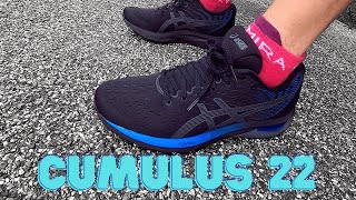 Asics Gel Cumulus 22 Shoe Review  Best Asics Daily Trainer [upl. by Iormina766]