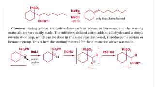 Julia olefination reaction Organic ChemistryI SemesterI MSc University of Kerala [upl. by Einahpad473]