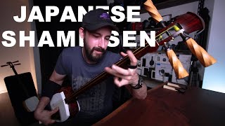 What is it Like to Play the Japanese Shamisen [upl. by Aierb]