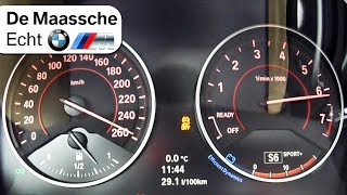 BMW M140i 0250kmh ACCELERATION amp TOP SPEED  BMW M De Maassche Echt [upl. by Sinnaoi]