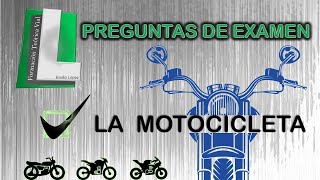 PREGUNTAS DE EXAMEN TEÓRICO DGT🏍 LA MOTOCICLETA 🏍 Teórico permiso B carnet de conducir [upl. by Baker639]