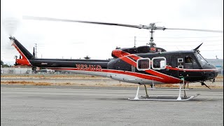 Bell 205  UH1H Huey StartUp amp Takeoff quotEpic Soundquot Helicopter N534HQ [upl. by Harrak301]