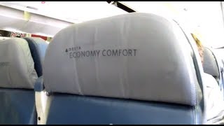 Delta 777 Economy Comfort Overview [upl. by Adnale]