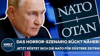 PUTINS KRIEG Das HorrorSzenario rückt näher Jetzt rüstet sich die NATO für düstere Zeiten [upl. by Gromme]