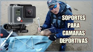 SOPORTES SENCILLOS PARA CAMARAS DEPORTIVAS EN KAYAK [upl. by Latashia719]