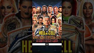 WWE Hell in a Cell 2024  Dream Card v2 Bevelock Shorts HellinaCell WWEHIAC HIAC2024 [upl. by Ailecra]