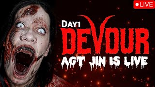 Lets Play Devour HORROR GAME  LIVESTREAM  AGT JIN 🎮 Devour [upl. by Gusta]