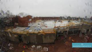 Studley Castle new hotel build  Progress Feb 2018 only  CAM 4 [upl. by Emaj109]