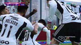 COLO COLO GANA 1 A 0 A U ESPAÑOLA CON GENIAL PASE DE ARTURO VIDAL [upl. by Nehgam]