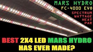 The Best 2x4 LED Mars Hydro Has Ever Made FC4000 EVO Unboxing PAR Spectrum Wattage amp Heat Test [upl. by Hsoj]