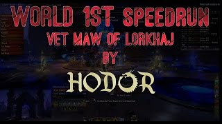 World First Speedrun Maw of Lorkhaj vet by HODOR  Elder Scrolls Online [upl. by Juley]